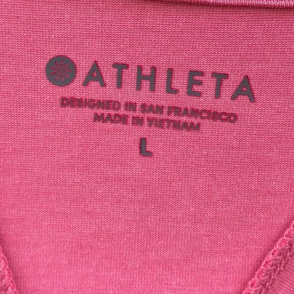 Athleta Athletic Workout Salmon Colored Tank Top Sz L EUC! - Picture 4 of 6